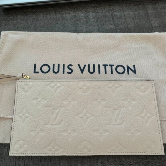 LOUIS VUITTON POCHETTE METIS IN CREAM EMPRIENTE LEATHER WITH WALLET AND POUCH - Picture 16 of 16